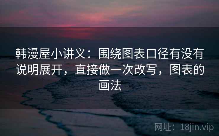 韩漫屋小讲义：围绕图表口径有没有说明展开，直接做一次改写，图表的画法